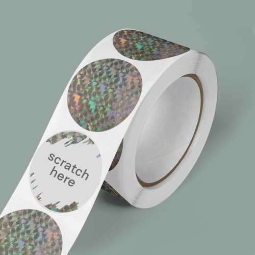 Premium Scratch Off Labels on Rolls | Best4U